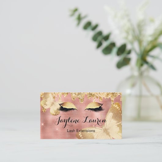 Kassy Roos Gold-knollen en botervliegen Visitekaartje (Staand voorkant)