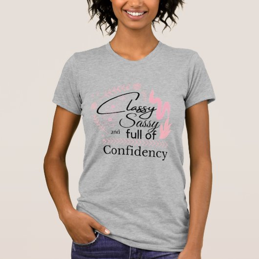 Kassy Sassy Confidentie Korte hoes Vrouwenkleding T-shirt (Voorkant)