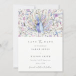 Kassy Waterverf Peacock Floral Save the Date Kaart<br><div class="desc">Classy Waterverf Peacock Collectie - het is een elegante waterverf Illustratie van de pastel waterverf florale pauw, met een moderne minimale aanraking. Ideaal voor je moderne bruiloft en feestjes. Het is zeer gemakkelijk om, met uw persoonlijke details aan te passen. Als u een ander bijpassend product of aanpassing nodig hebt,...</div>