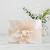 Kassy White Floral Cadeaubon (Staand voorkant)