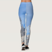 Kassy Winter Frost Tree en Branch ontworpen Leggings (Achterkant)
