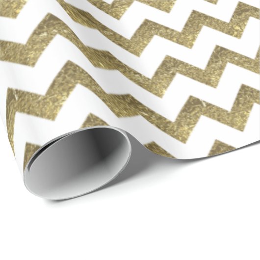 Kassy Zigzag Pattern Wrapping Paper Cadeaupapier (Rol Hoek)