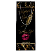 Kassychampagne- en  liften wijn cadeautas (Achterkant)