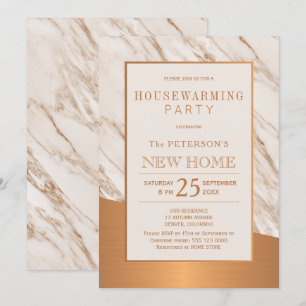 Kassymarmer met elegante koperverwarming kaart