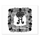 Kassyplein kerstmis rubberstempel (Afrduk)