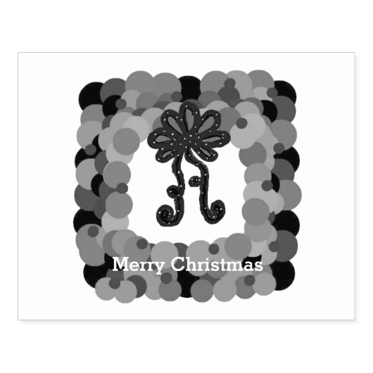 Kassyplein kerstmis rubberstempel (Afrduk)