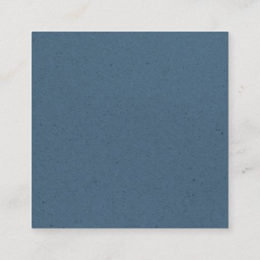 Kassyreinigingsdiensten Gold Logo Maid Kraft Navy Vierkante Visitekaartje (Achterkant)