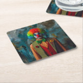 Kast 2 kartonnen onderzetters (Schuin)