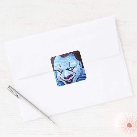 Kast:aambeeld Vierkante Sticker (Envelop)
