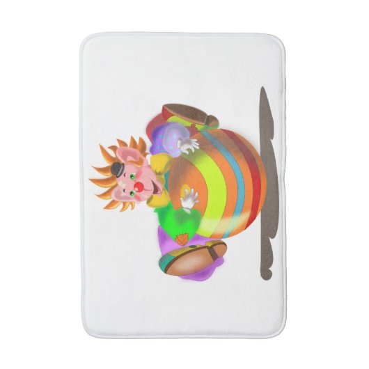 Kast Bath Mat Happy Circus - Aangepaste kleuren -  (Voorkant Verticaal)