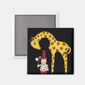 kast en Giraffe Magneet (Voorkant / Achterkant)