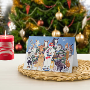 Kast Feestdagen Kaart