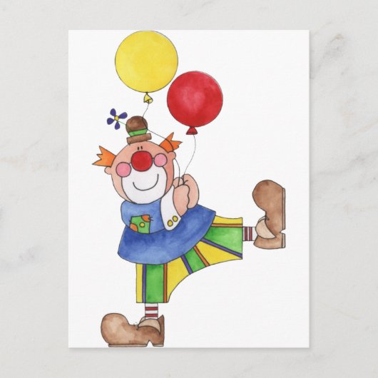 Kast met ballonnen briefkaart (Voorkant)