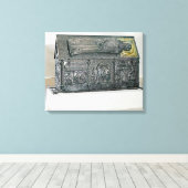 Kast met de resten van St. Simeon Canvas Afdruk (Insitu (Houten vloer))