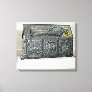 Kast met de resten van St. Simeon Canvas Afdruk