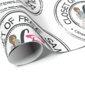 Kast met gratis monsters inpakpapier (Rol Hoek)