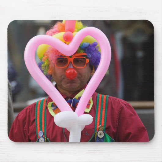 Kast met roze hart muismat (Voorkant)