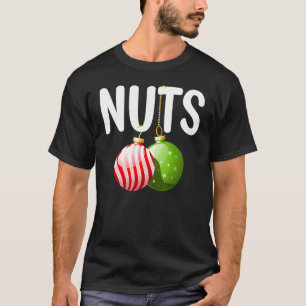Kast Noten Kastanjes Kerst Koppels Noten T-shirt