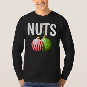 Kast Noten Kastanjes Kerst Koppels Noten T-shirt