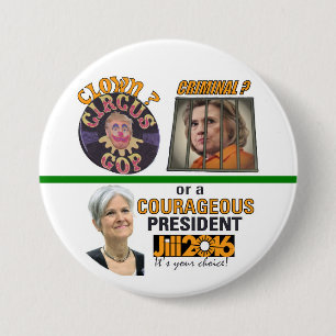 Kast? of strafrechtelijk? ronde button 7,6 cm