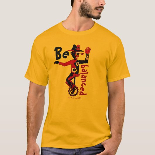 Kast op abstract T-shirt voor eenwielige grafische (Voorkant)