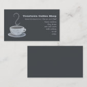 Kast van Visitekaartje voor het trekken van koffie (Voorkant / Achterkant)