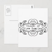 Kast van Vrije Steekproeven Briefkaart (Voorkant / Achterkant)