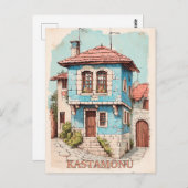 Kastamonu Turkiye Travel Briefkaart (Voorkant / Achterkant)