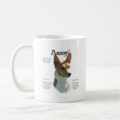 Kastanje Basenji Geschiedenis Design, Alles over B Koffiemok (Links)