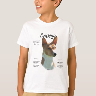 Kastanje Basenji Geschiedenis Design, Alles over B T-shirt