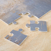 Kastanje Bruin Paard Rennen op het Strand Legpuzzel (Zijkant)