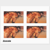 Kastanje Eenhoorn Stickers (Vel)