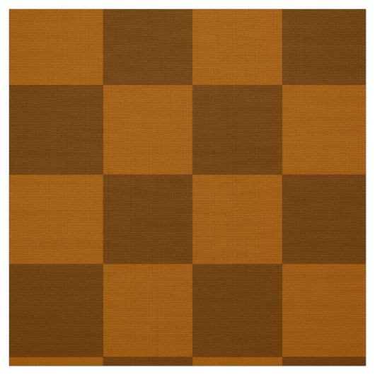 Kastanje licht-donkerbruin Checker Stof (Swatch)