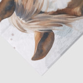 Kastanje Paard Waterverf Decoupage Tissuepapier (Detail)