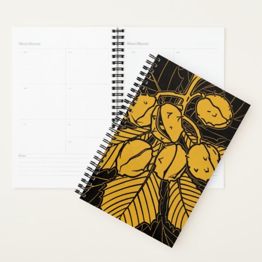 Kastanje tak van Julie de Fleece Planner (Display)