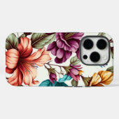 Kastanjeblaadjespatroon Case-Mate iPhone Case (Achterkant (horizontaal))