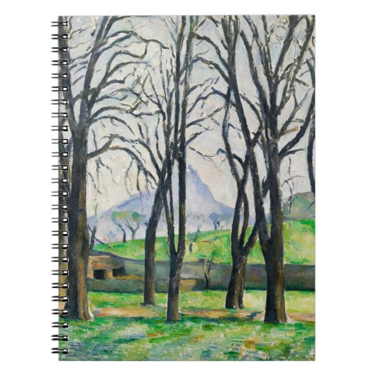 Kastanjebomen, Bekend schilderij Notitieboek (Voorkant)