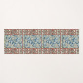 Kastanjeboom, bladeren, botanische art nouveau yogamat (Voorkant (horizontaal))