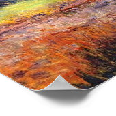 Kastanjeboom Blooming, door Pierre Auguste Renoir Poster (Hoek)