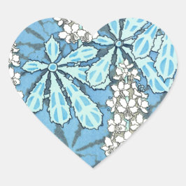  kastanjeboom hart sticker