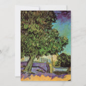 Kastanjeboom in Blossom door Vincent van Gogh (Voorkant)