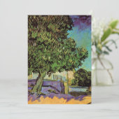 Kastanjeboom in Blossom door Vincent van Gogh (Staand voorkant)