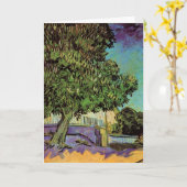 Kastanjeboom in Blossom door Vincent van Gogh Kaart (Gele Bloem)