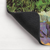 Kastanjeboom in Blossom door Vincent van Gogh Muismat (Hoek)