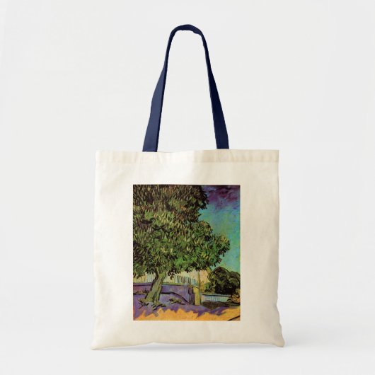 Kastanjeboom in Blossom door Vincent van Gogh Tote Bag (Voorkant)