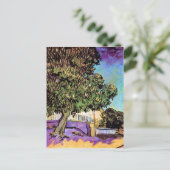 Kastanjeboom in Blossom, Vincent van Gogh Briefkaart (Staand voorkant)