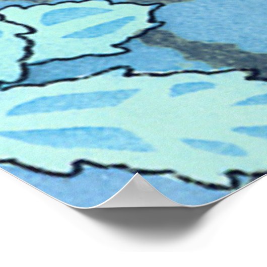  kastanjeboom ~ Poster (Hoek)