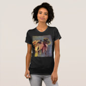 Kastanjebramen en -bladeren t-shirt (Voorkant volledig)