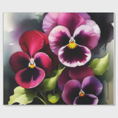  kastanjebruine daek rode slipjes waterverf schild cadeaupapier (Vlak)