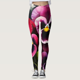 kastanjebruine daek rode slipjes waterverf schild leggings